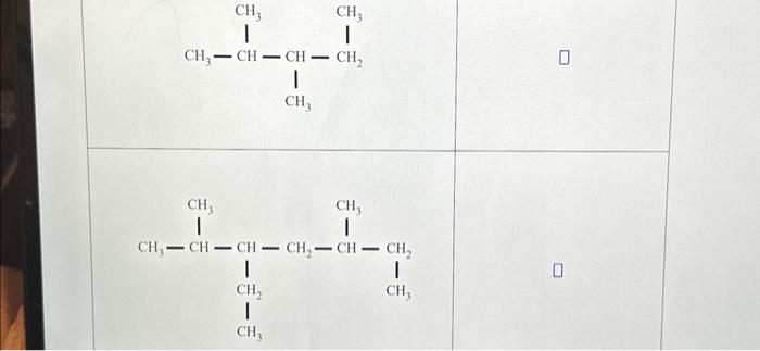 Solved Name the following organic compounds: | Chegg.com