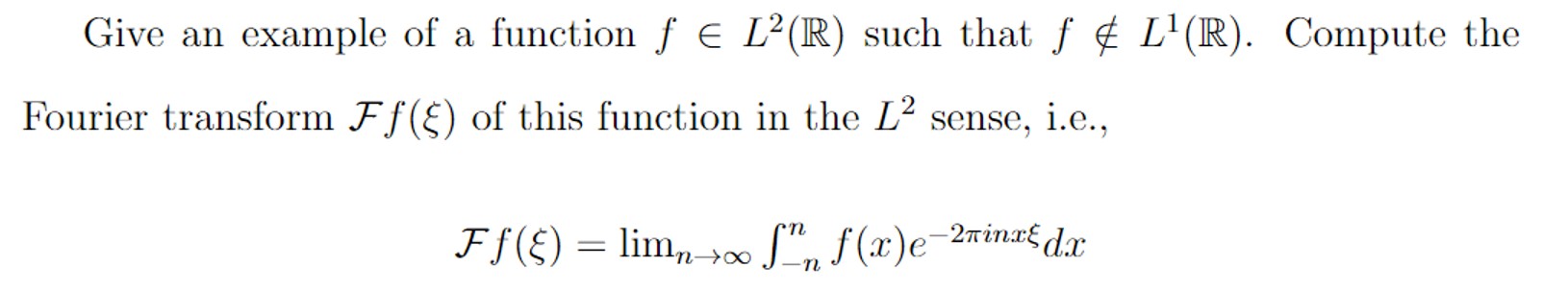 Solved Give an example of a function | Chegg.com