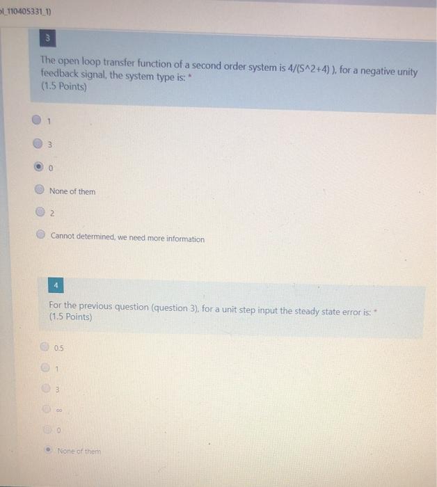Solved automatic control questions , please solve fast I | Chegg.com