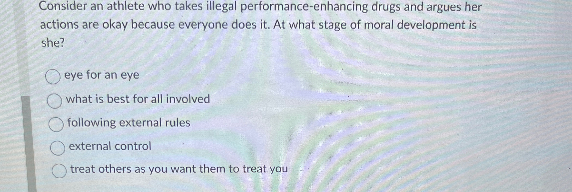 Solved Consider an athlete who takes illegal | Chegg.com