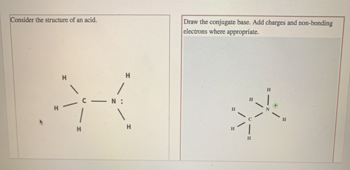 Solved Consider The Structure Of An Acid Draw The Conjugate