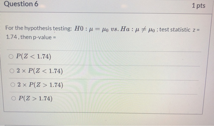 Solved Type I error is failure to reject a false null | Chegg.com