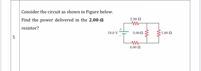 Solved Consider the circuit as shown in Figure below. Find | Chegg.com