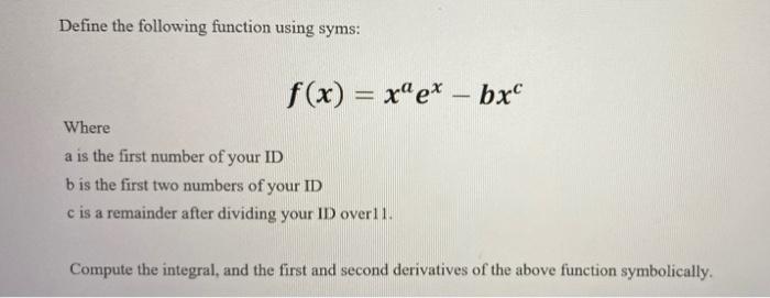 Solved Using MATLAB And Only MATLAB Solve This QuestionUse; | Chegg.com