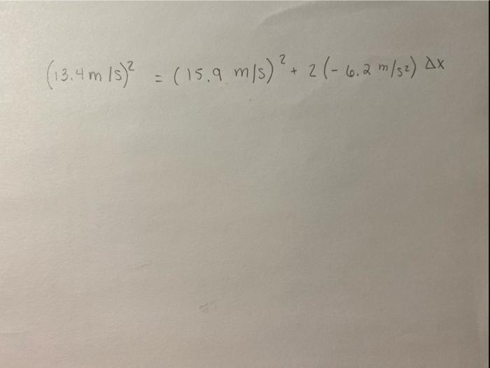 Solved Can some one explain how to multiply m/s with a m/s^2 | Chegg.com