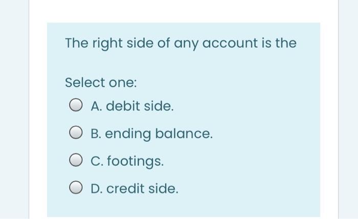 solved-the-right-side-of-any-account-is-the-select-one-o-a-chegg