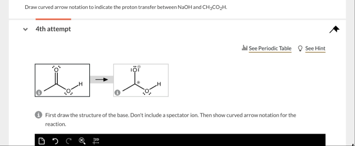 Solved Draw curved arrow notation to indicate the proton | Chegg.com