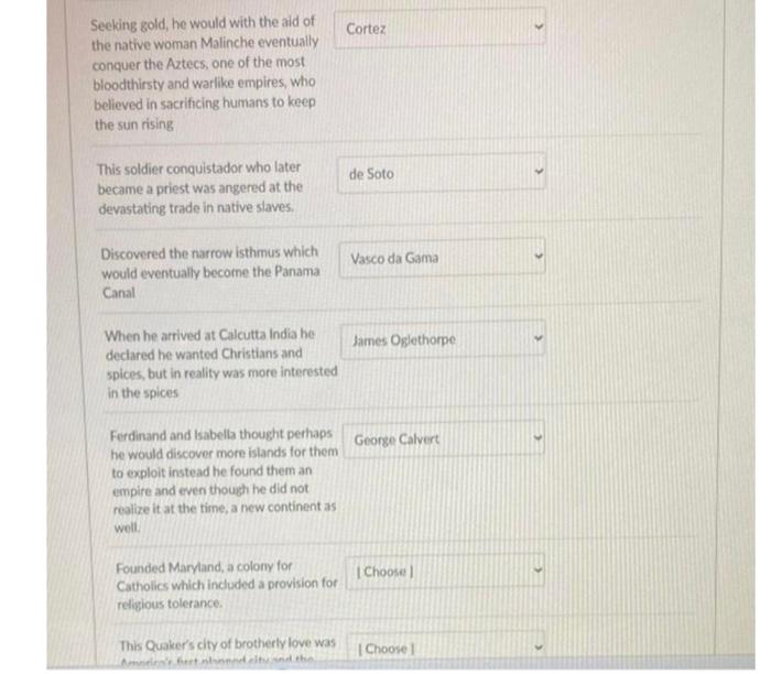 The choices in the first two photos are the same for | Chegg.com