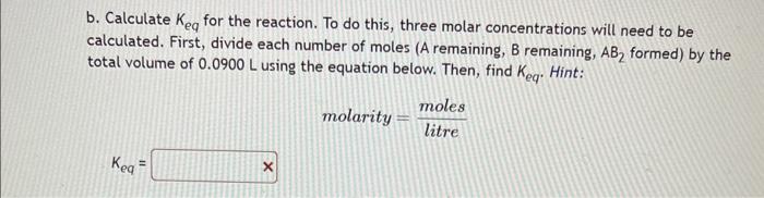 Solved Two Chemicals, A And B, React According To The | Chegg.com