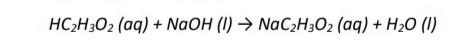 Solved HC2H302 (aq) + NaOH (1) NOC2H2O2 (aq) + H20 (1) | Chegg.com