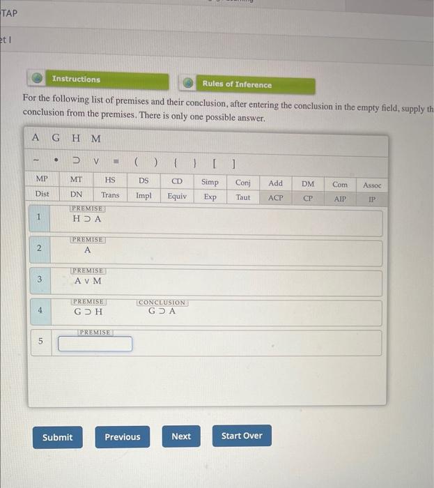 solved-tap-et-l-instructions-rules-of-inference-for-the