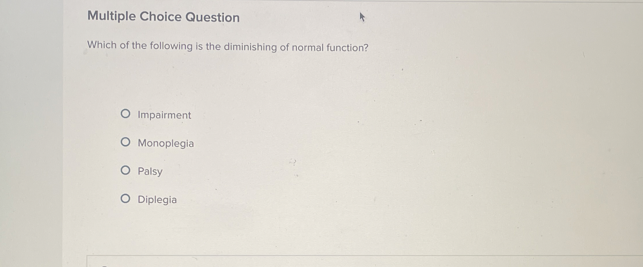 Solved Multiple Choice QuestionWhich of the following is the | Chegg.com