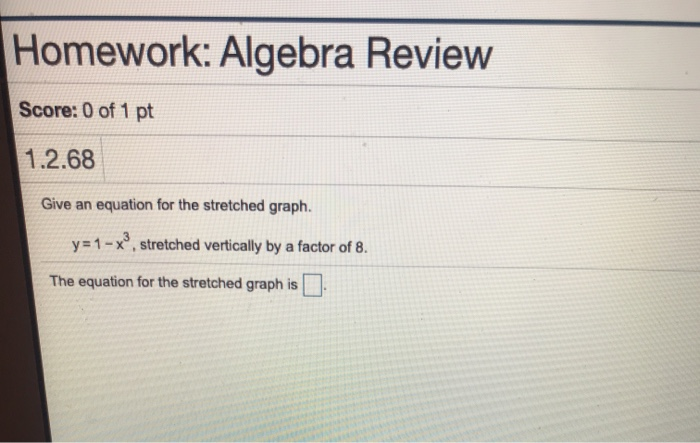 Solved For the first picture, I need formulas for both graph | Chegg.com