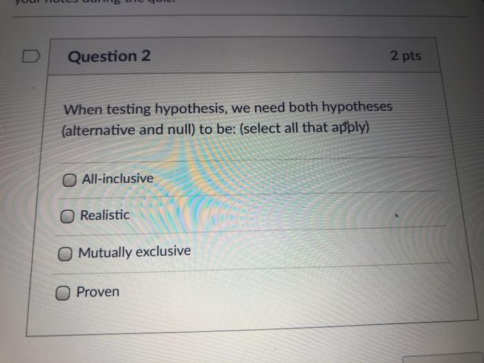 Solved Question 2 1 pts Which of the following are ways that | Chegg.com