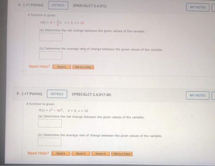 solved refer to the figure below. a change from point... Solved 4. (-/1 Points) DETAILS SPRECALC7 2.4.012. MY NOTES A | Chegg.com