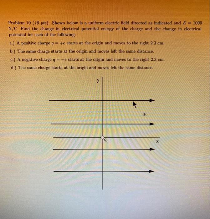 Solved Problem 10 (10 pts). Shown below is a uniform | Chegg.com
