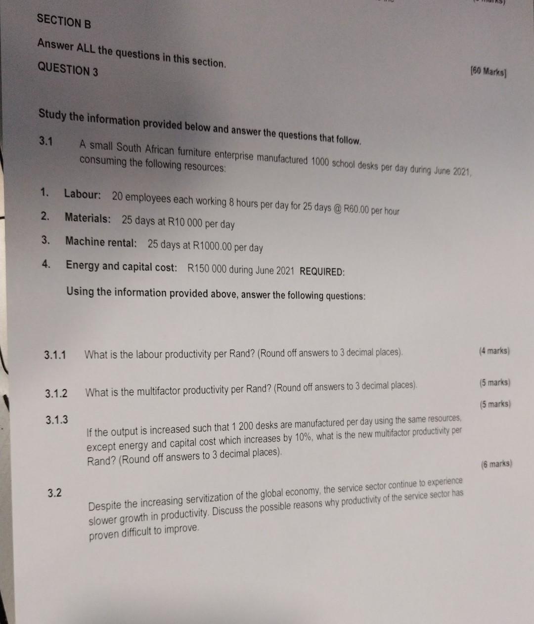 Solved SECTION B Answer ALL The Questions In This Section. | Chegg.com