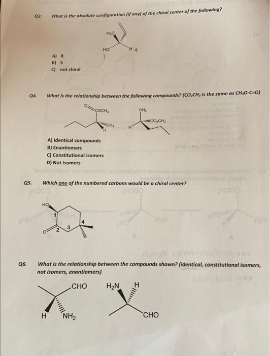 Solved What is the relationship between A and B? 1) | Chegg.com