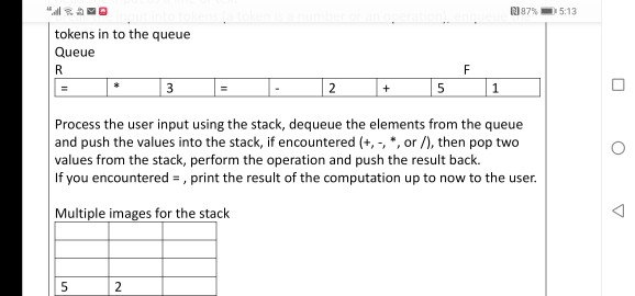 Solved N1975:13 We will focus our attention on stacks, | Chegg.com