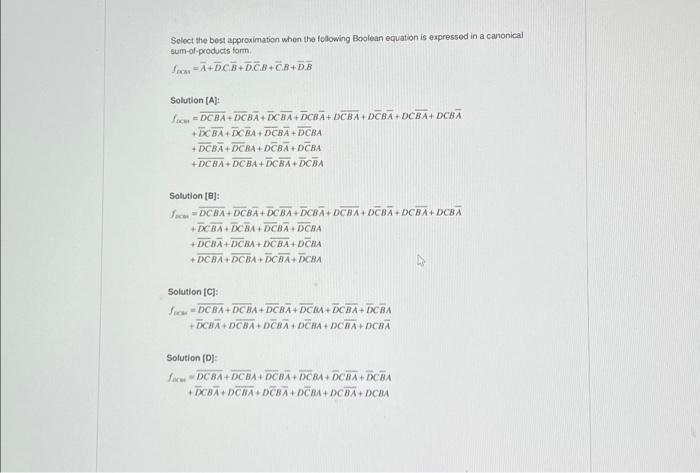 Solved Select The Best Approximation When The Following | Chegg.com