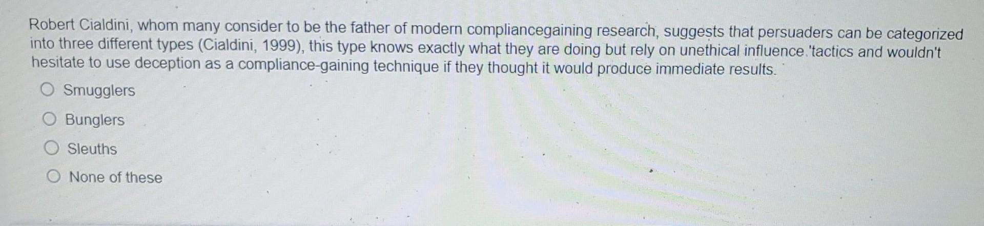 An example of an ethical use of source credibility to | Chegg.com