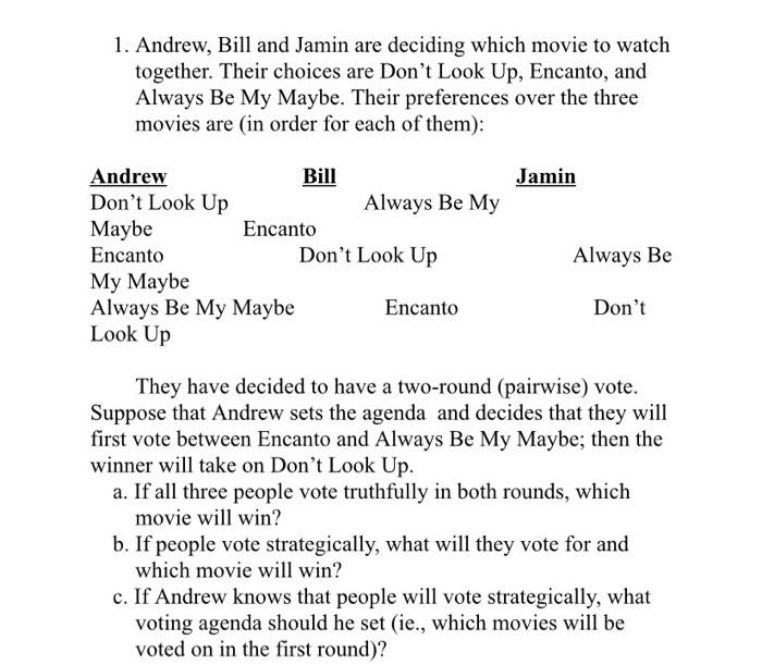 Solved answer part A-C of the whole question 1THOROUGHLY | Chegg.com