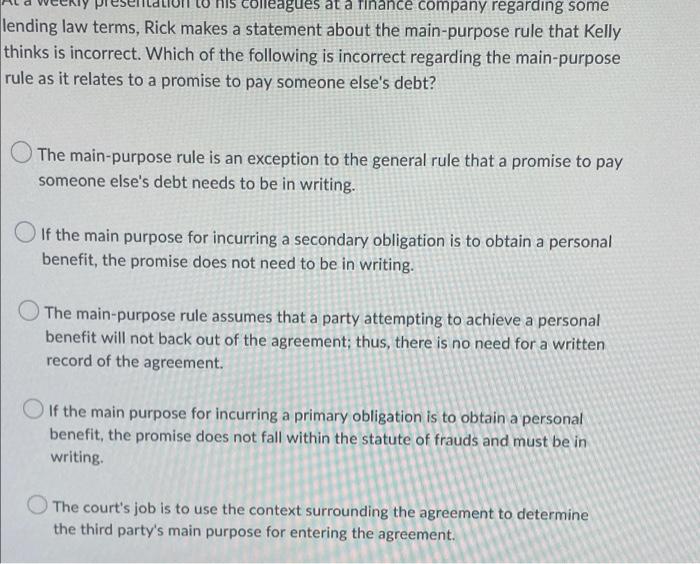 Solved his colleagues at a finance company regarding some