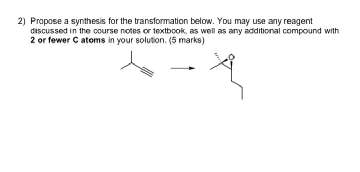 Solved 1) Propose A Mechanism For The Following Two-step | Chegg.com