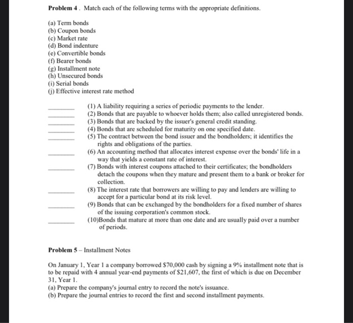 Solved Problem 1 - Notes payable General Co, entered into | Chegg.com