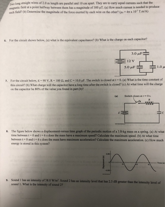 Solved Part II Problem Solving Questions 7243 Note: Answer | Chegg.com
