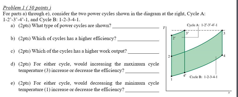 Solved Problem 1 ( 50 ﻿points )For parts a1-2'-3'-4'-1, ﻿and | Chegg.com