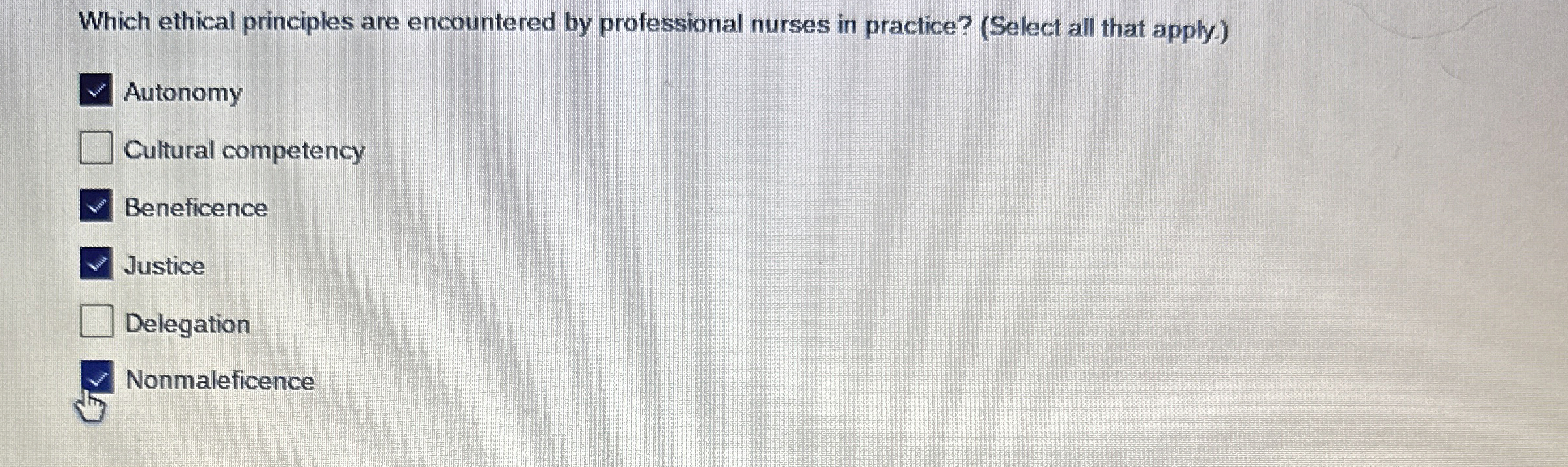Solved Which ethical principles are encountered by | Chegg.com