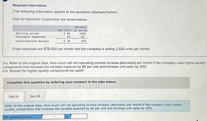 Solved Required information [The following information | Chegg.com