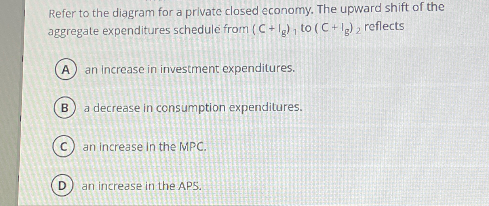 Solved Refer to the diagram for a private closed economy. | Chegg.com