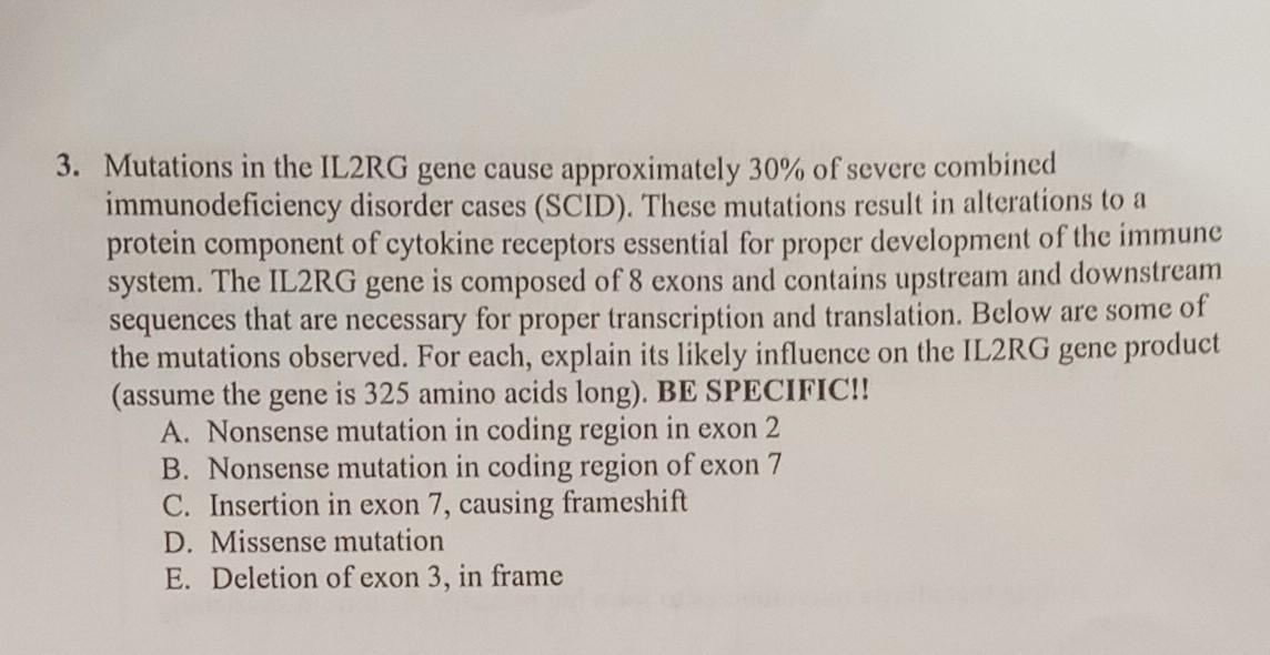 what mutations in scid usmle