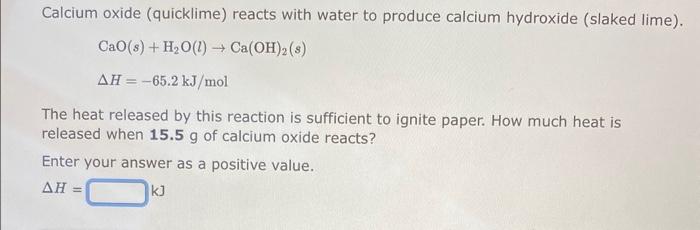 ca cao ca oh 2 caso4 cacl2