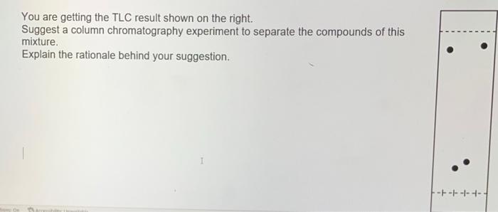 Solved You are getting the TLC result shown on the right. | Chegg.com