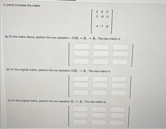 Solved (1 point) Convert the system | Chegg.com
