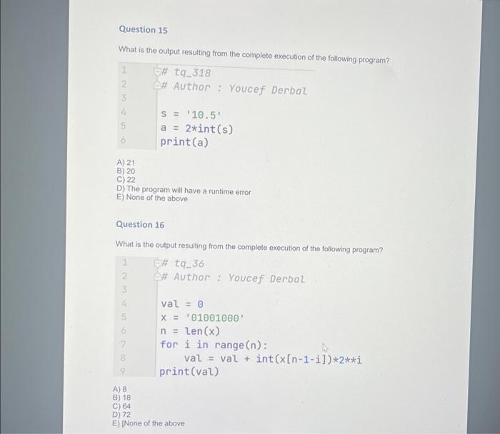 Solved What is the output resulting from the complete | Chegg.com
