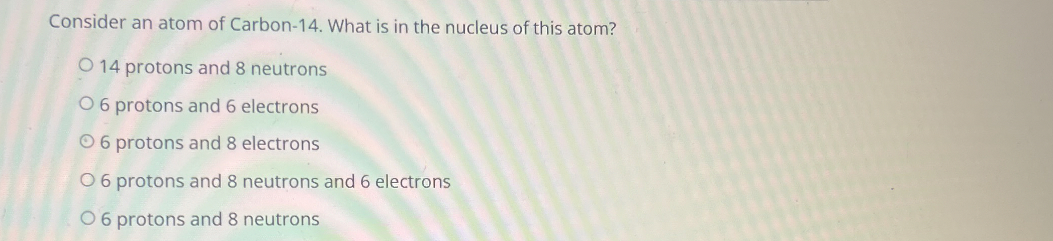 calculate the number of neutrons in an atom of carbon 14