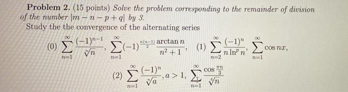 Solved - Problem 2. (15 Points) Solve The Problem | Chegg.com