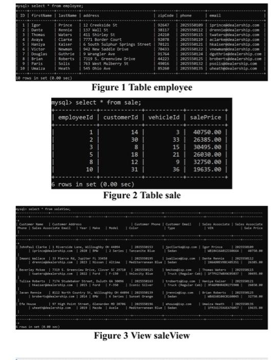 Solved 6. Create view saleView with a join query to join | Chegg.com