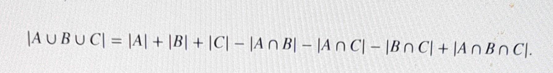 Solved 4) Find The Number Of Elements In A∪B∪C If There Are | Chegg.com