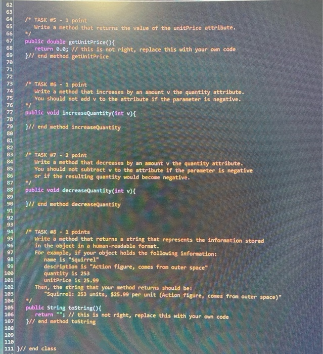 Solved 1 // Feel free to add here any import statements that | Chegg.com