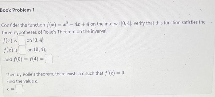 Solved Consider the function f(x)=x2−4x+4 on the interval | Chegg.com