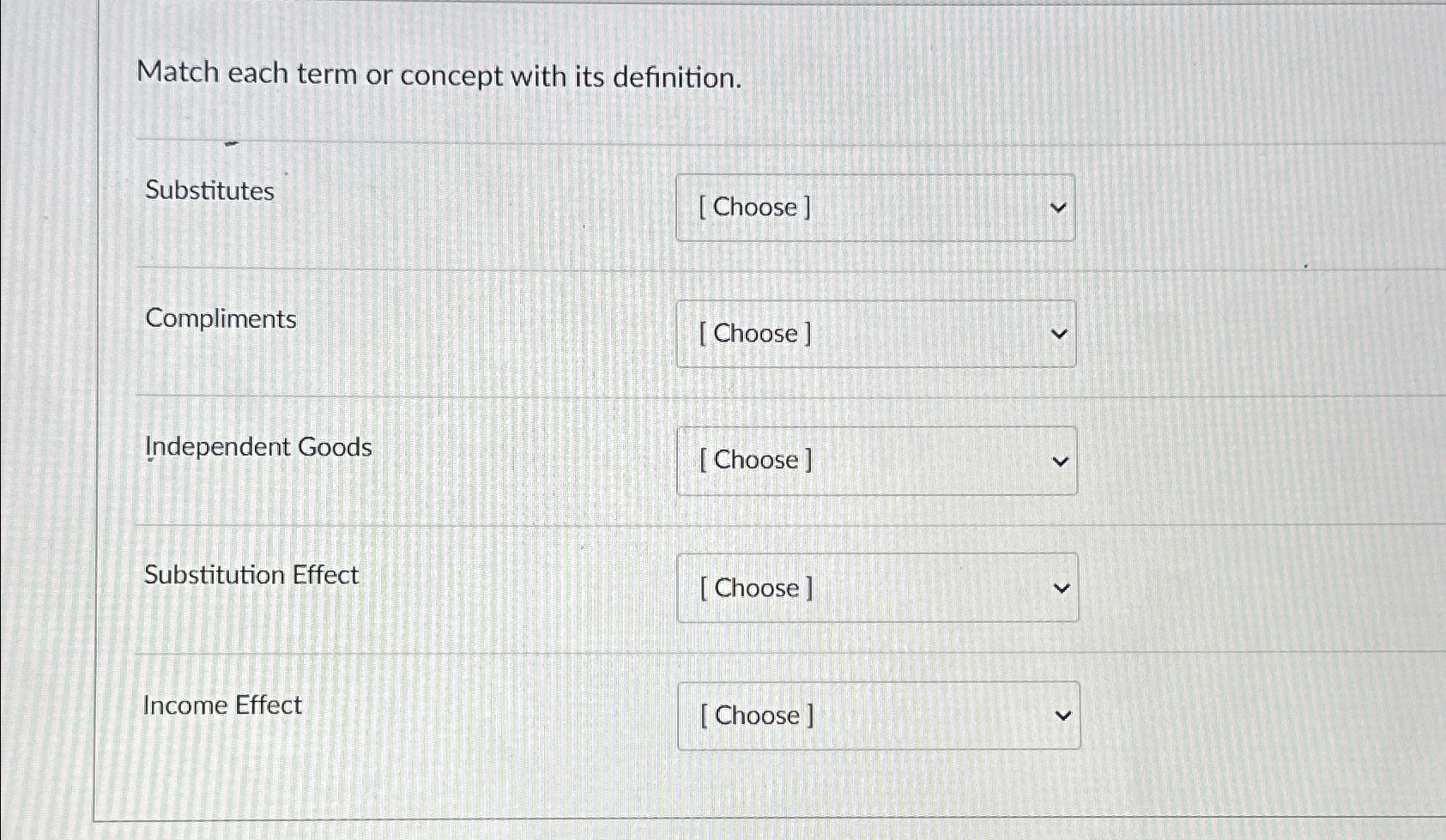 Solved Match each term or concept with its | Chegg.com