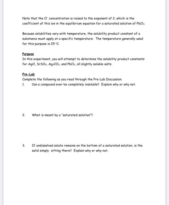 Solved Chemistry Nome Virtual Solubility Product Constant
