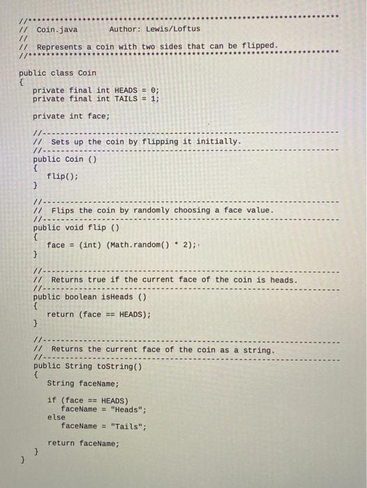 Solved PP 9.1 Design and implement a class called | Chegg.com