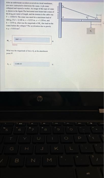 Solved hi. the first part is wrong. but the second part is | Chegg.com