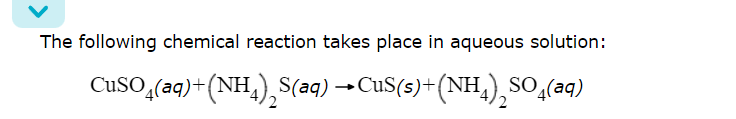 Solved The following chemical reaction takes place in | Chegg.com